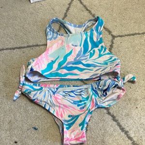 KIDS LILLY PULITZER BIKINI SIZE 7